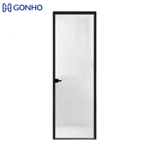 Gonho Modern Interior Aluminum Glass Swing Shower Casement Door
