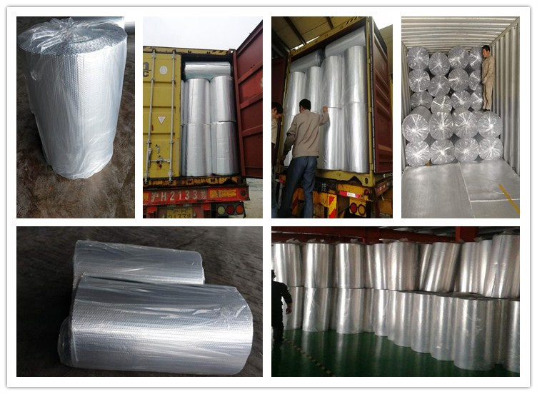 Reflective Aluminum Foil Double Layer Bubble Window Heat Insulation Wraps
