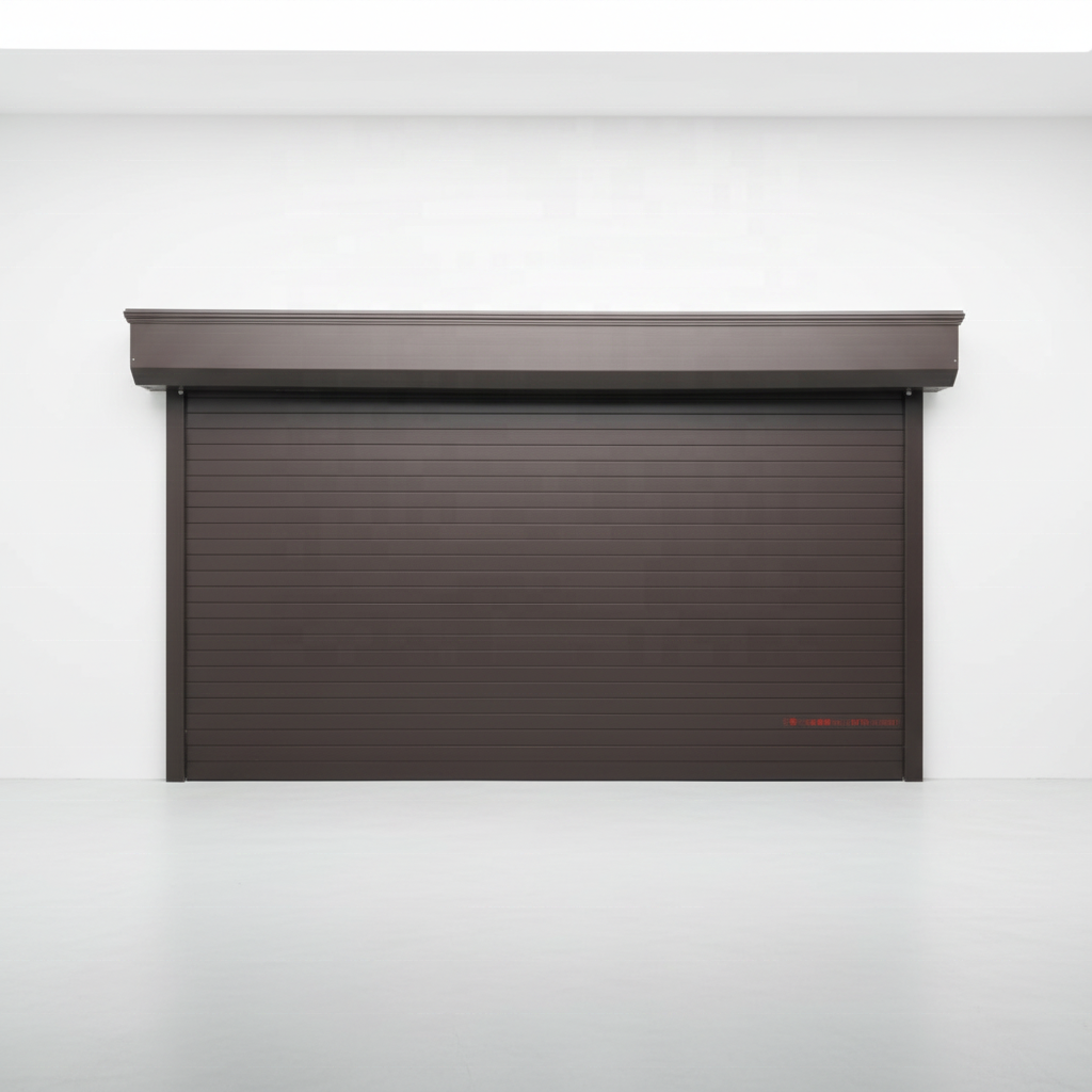 Custom Remote Control Electric Roller Shutter Door Aluminum Stainless Steel Color Steel Roll up Door for Garage Factory Project