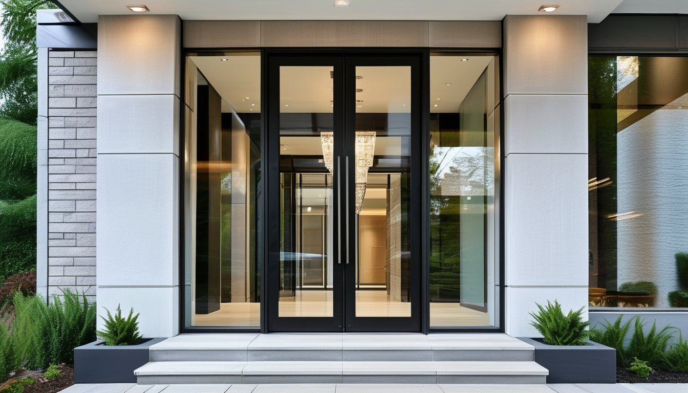 Modern Glass Front Door Manufacturer