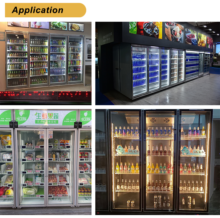 New YIJIA Back-up Type Electric Heating Aluminum Alloy Glass Door Eco-Friendly Easy Installation Shandong Commercial