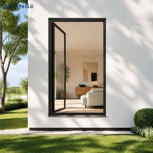 LANGE Modern Luxury Aluminum Alloy Casement Double Glass Windows