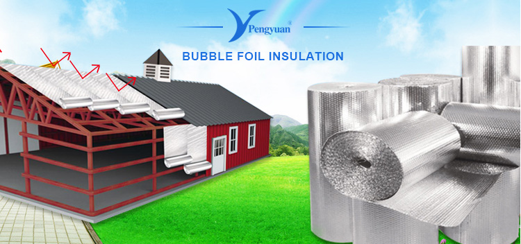 Double-Sided Reflective Aluminum Bubble Wrap Roll - Thermal Insulation Sheet for Windows, Pipes, Warehouse Temperature Control