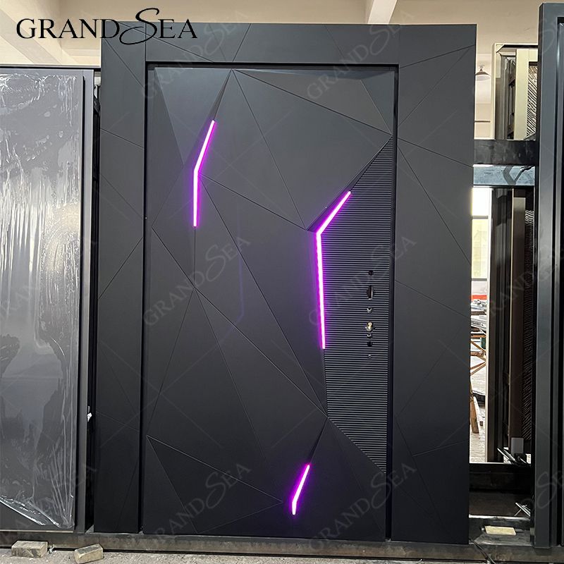 Luxurious Manufacturing Modern Residential Design Front Pivot Door High Quality Aluminum Door Designs Exterior Main Entry Door