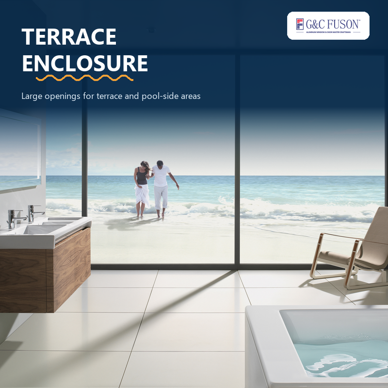FUSON CE North America for Contractors Sunroom Project Thermal Insulation Aluminum Window Sliding Window