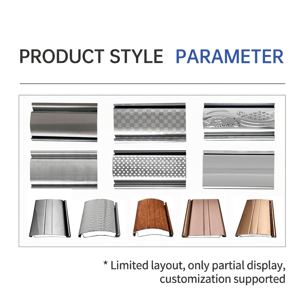 Custom Remote Control Electric Roller Shutter Door Aluminum Stainless Steel Color Steel Roll up Door for Garage Factory Project