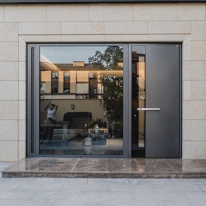 Hurricane Resistant Thermal Break Aluminum Hinged Door