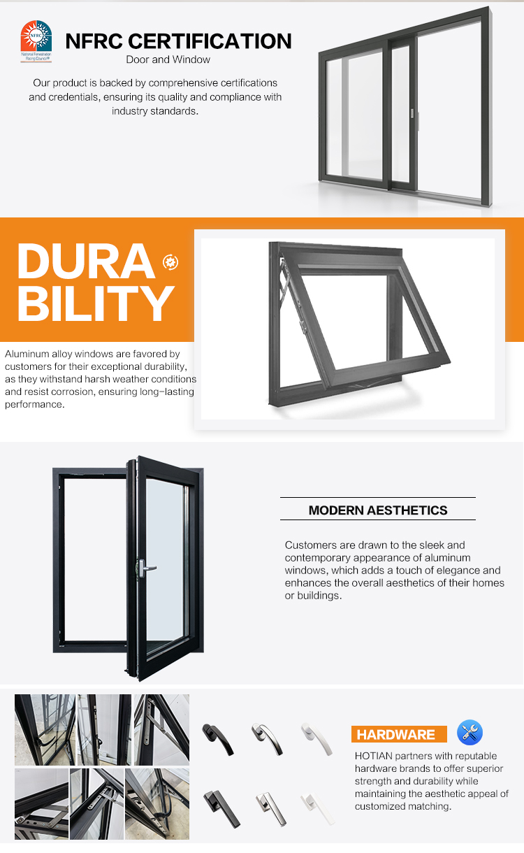 Aluminum window customization showcase