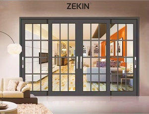 NFRC AS2047 Thermal Break Double Tempered Patio Sliding Door