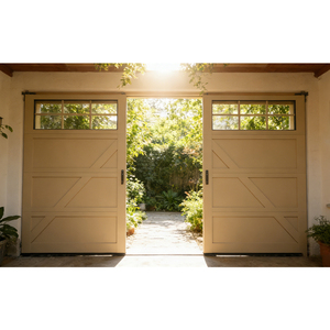 Modern 16ft Insulated Aluminum Barn Garage Door