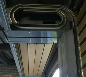 Aluminum Alloy Spiral Turbo Rapid Door Fast Garage Door Aluminum Insulation Panel Shutter