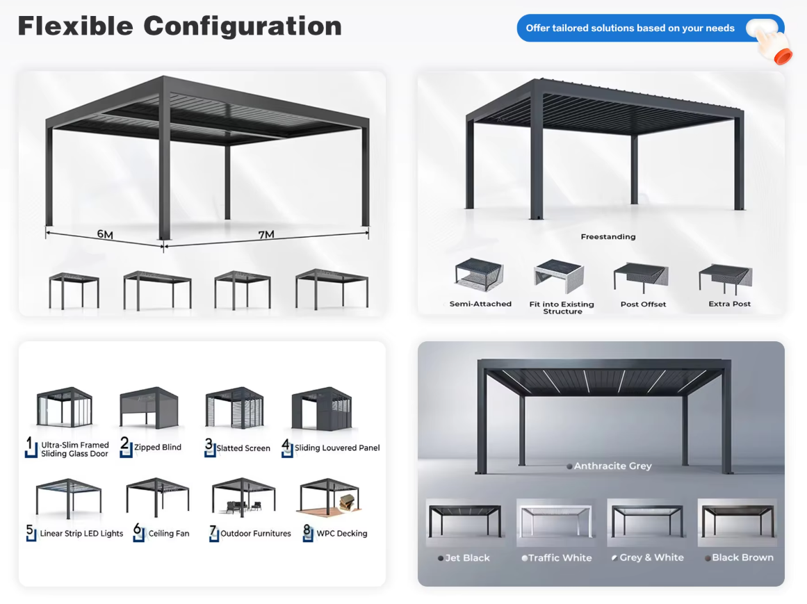 Retractable Aluminum Laminated Tempered Glass Sunroom Movable Roof Waterproof for Outdoor Winter Garden