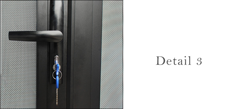 Black Aluminum Screen Doors for Home