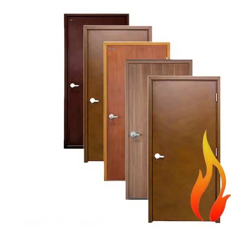 Metal Emergency Exit Hotel Security Fire Door With Emergency Bar