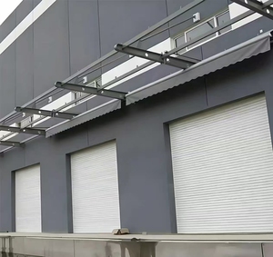 Motorized Aluminum Roller Shutter Garage Door