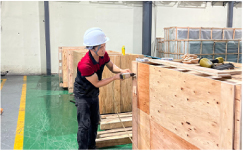 Gauze installation