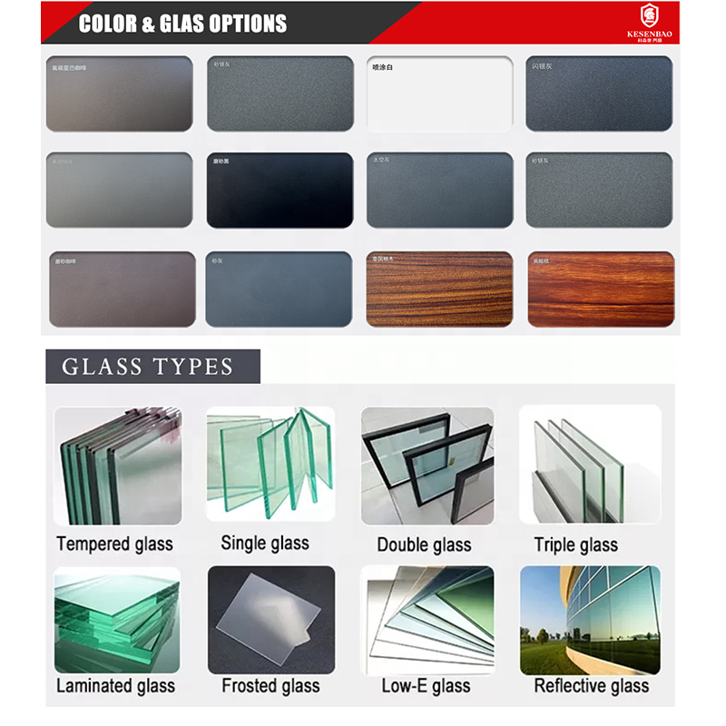 AS2047 CE Modern Double Glazed Aluminum Sliding Windows with Mosquito Net for Houses