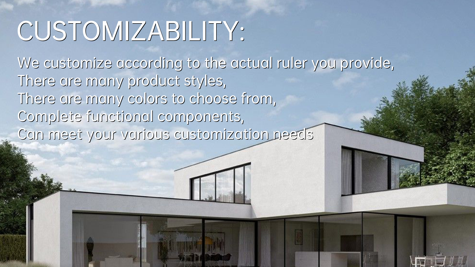 Thermal Break Aluminum Window Structure