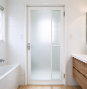 Safety Glass Bathroom Door
