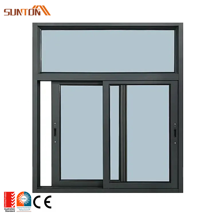 Custom Aluminum Frame Window Interior Small Aluminium Frosted Glass Sliding Bathroom Window Designs for House Hotel Villa Home