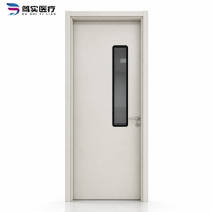 Stainless Steel Modern Hospital Fire Rated Interior Panic Exit Door Free Swing