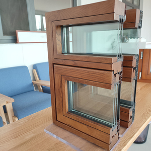 Soundproof Aluminum Clad Wood Tilt and Turn Windows