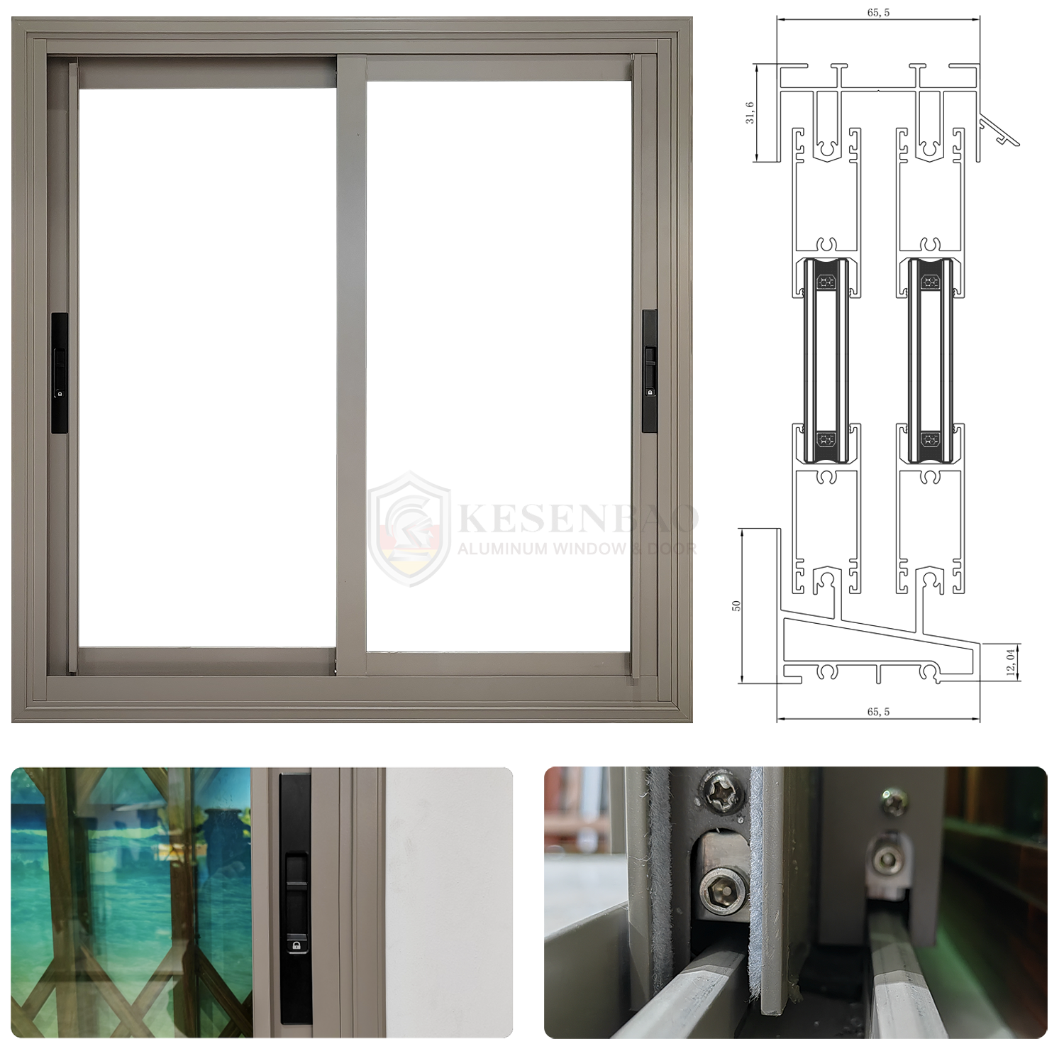 65# Two Tracks Sliding Window