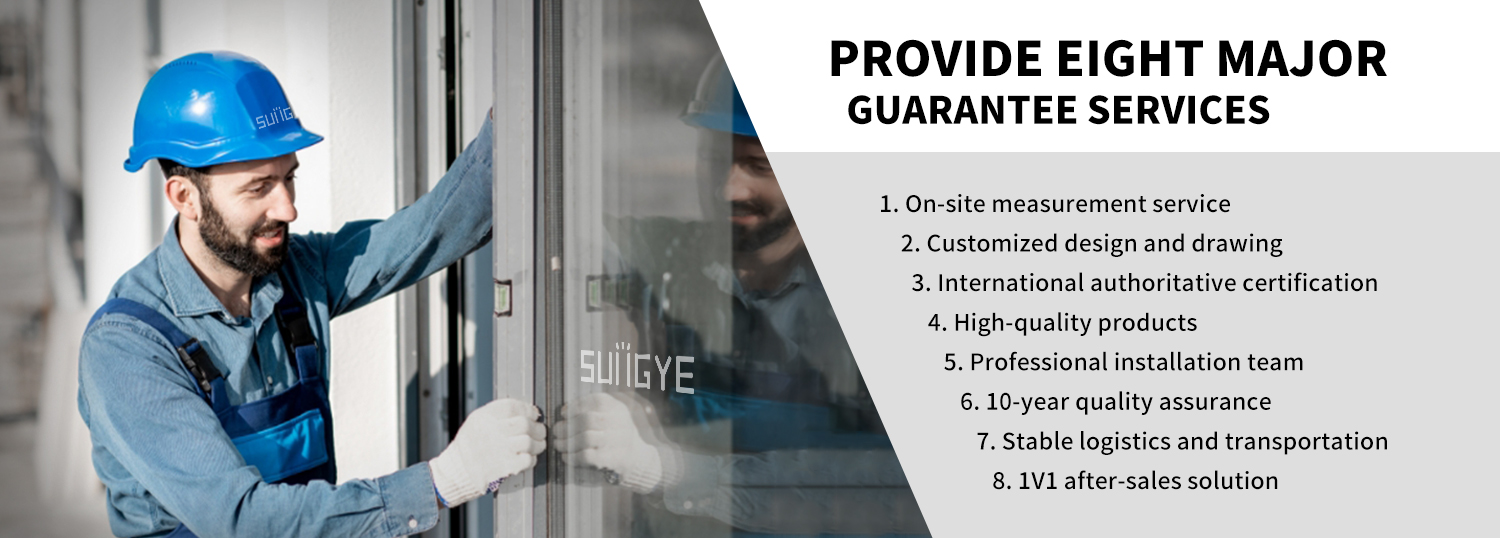SUNGYE Solid Aluminum Door Exterior Design