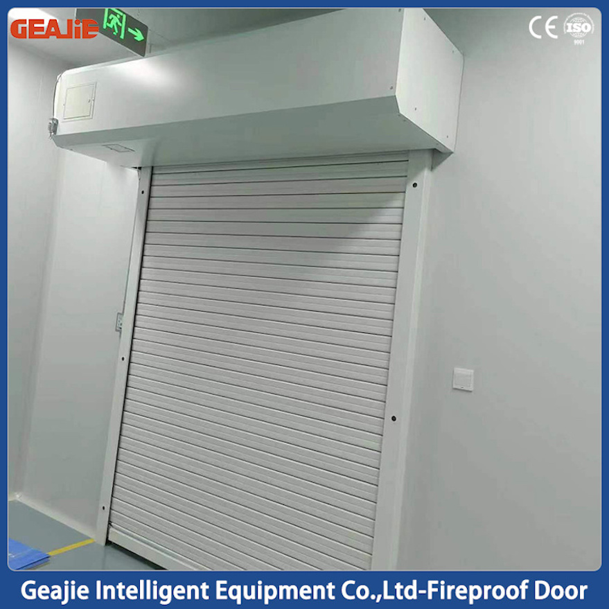 Custom Size Electric Emergency Exit Shopping Mall Hotel Fire Rolling Door