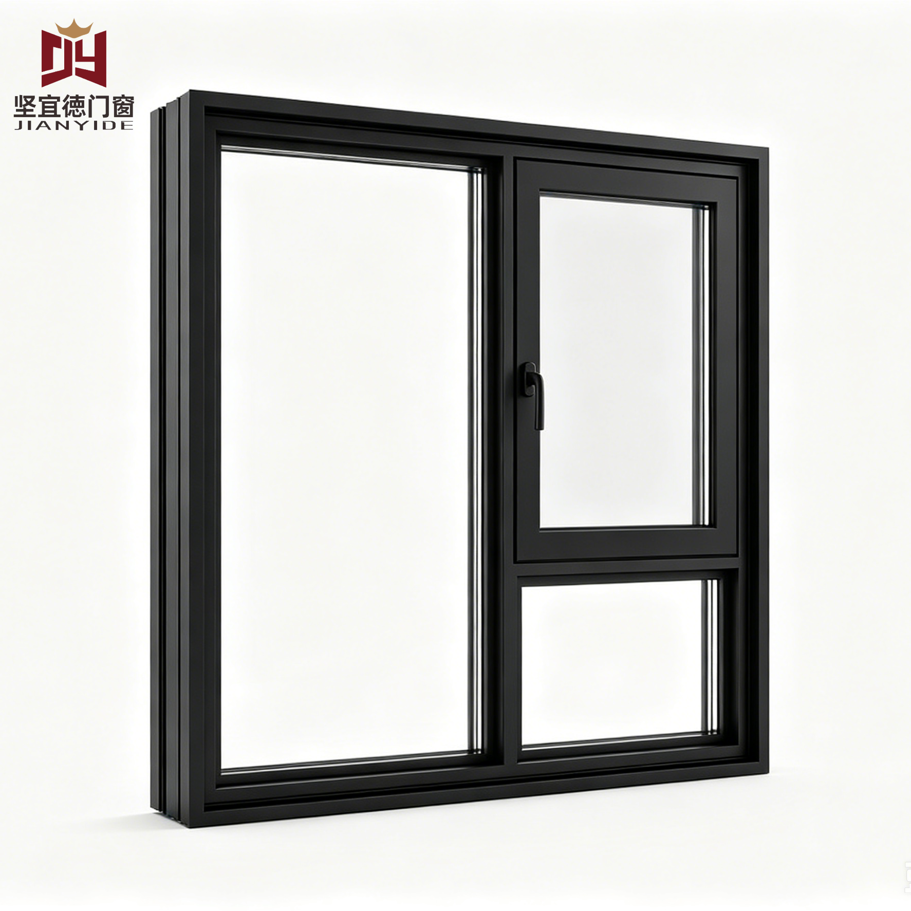 CE Certified Replacement Aluminium Tilt and Turn Casement Window Double Triple Glazed Low E Glass Latest European Style Window