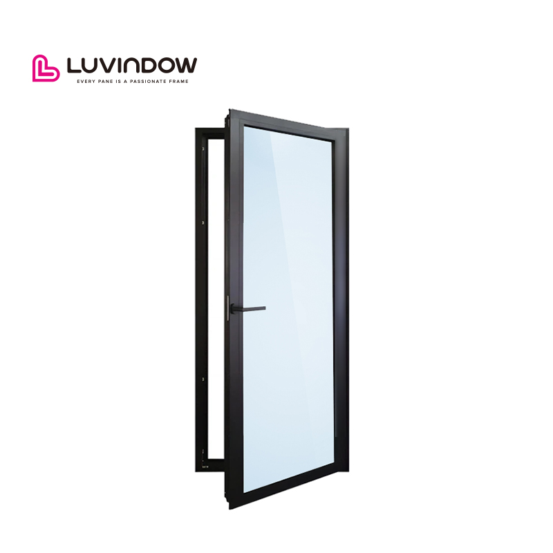 Modern Style Coastal Home Entry Doors Premium Hurricane-Resistant Double Glass Aluminum Swinging Exterior Shutters