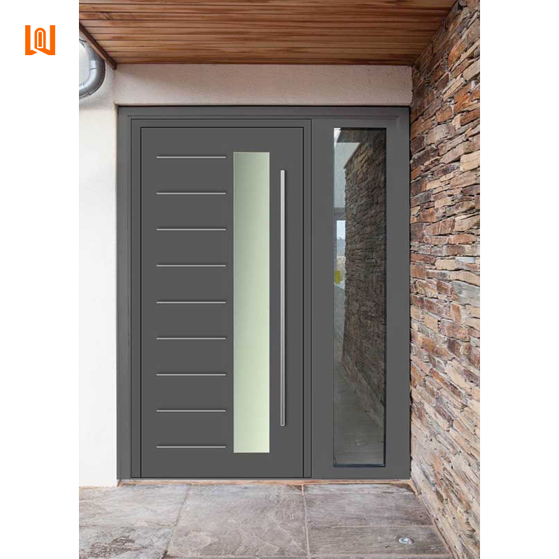 WANJIA Smart Multi Lock Entrance Doors Aluminum Doors Front Entry Anti Theft Exterior Security Doors
