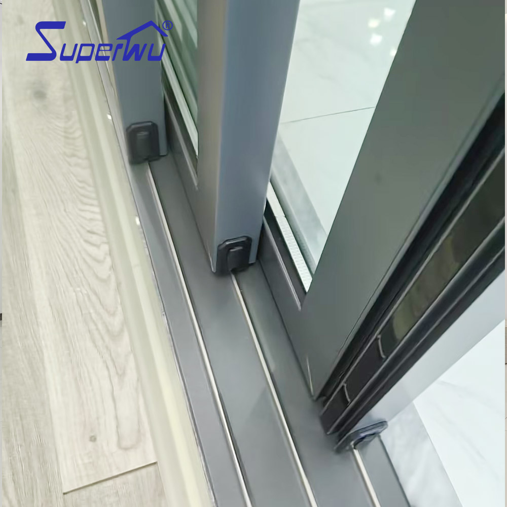 Superhouse NFRC Energy Saving Lift And Sliding Doors With High Thermal Insulation Performance Aluminum Patio Doors