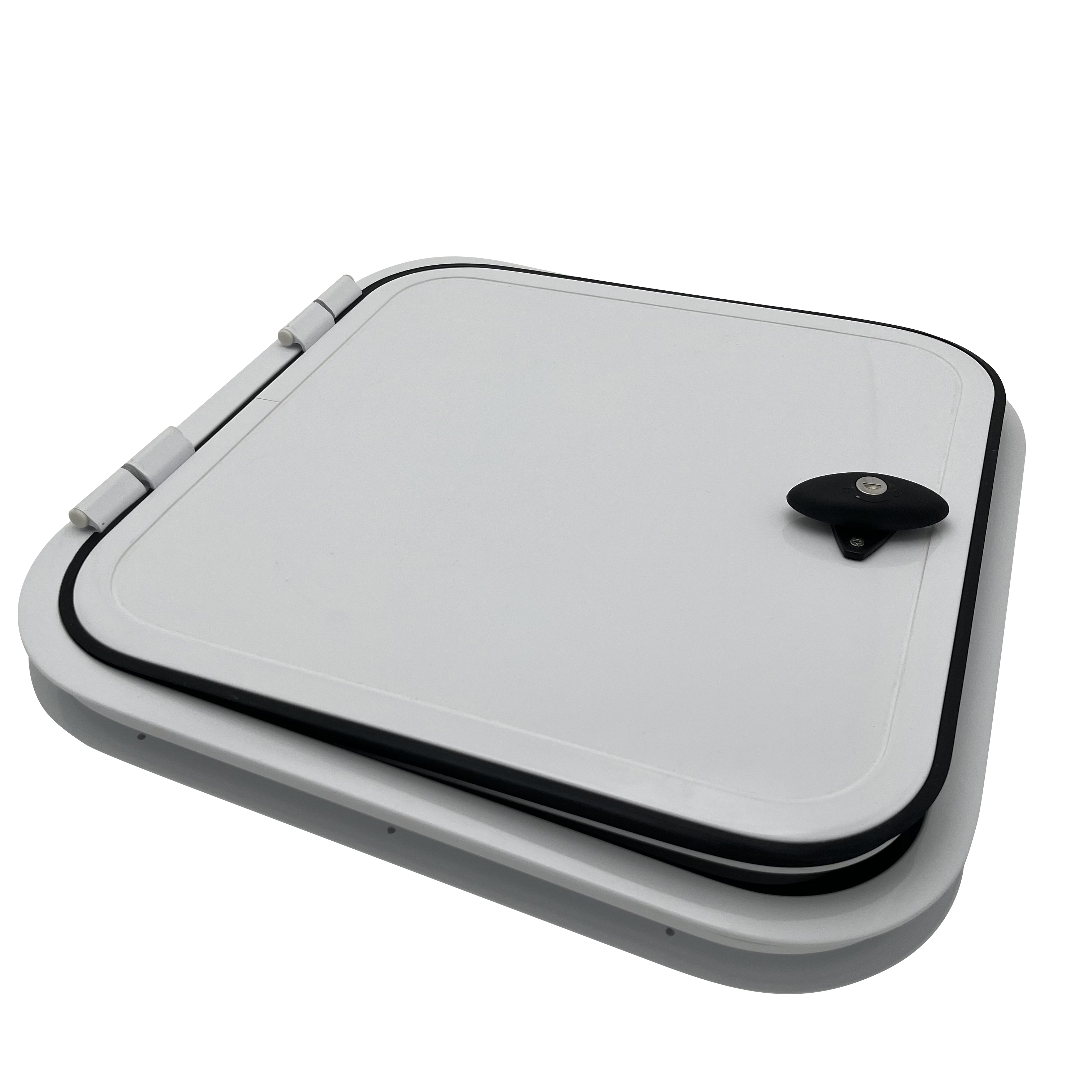RV Aluminum Alloy Caravan Camper Luggae Hatch Door Customizable Size Compartment Door