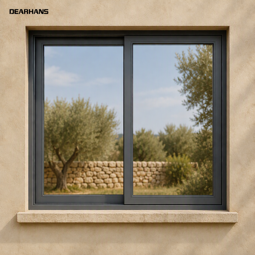 Modern Home Aluminium Sliding Window Low-E Insulated Glass Custom Made for Villa Patio Sunroom Exterior Remodel Project