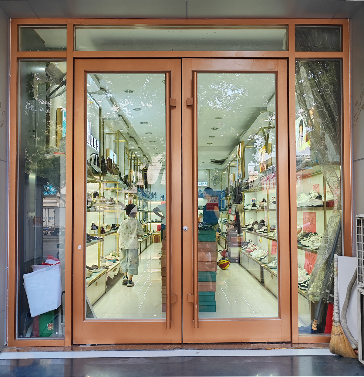 Commercial Aluminum Storefront Door System