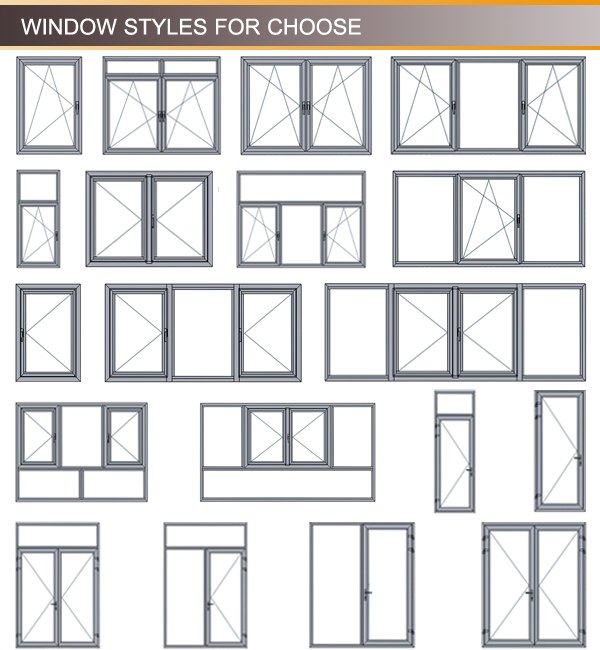 Aluminum Frame Reinforced Seamless Corner windows Design Corner Ventanas