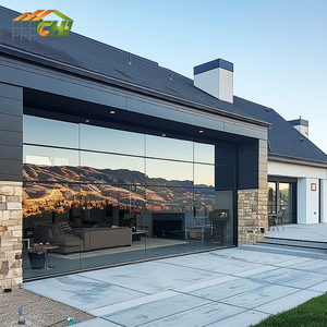 Frameless Glass Overhead Sectional Door