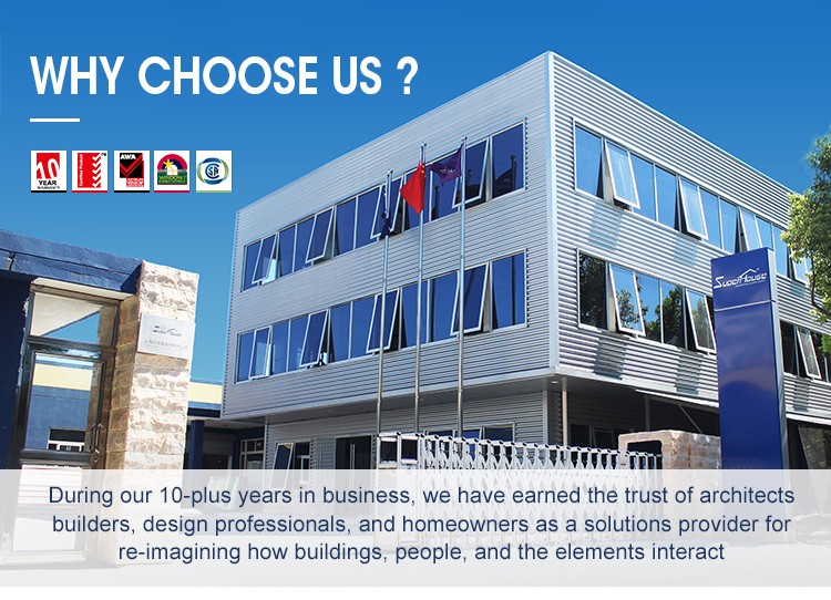Wholesale Soundproof Standard Size Glass Profile Aluminium Bifold Window and Door Folding Windows