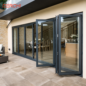 Hurricane Proof Aluminum Bifold Door