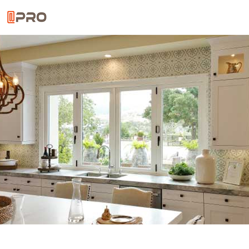 Cheap Vertical Folding windows Fold Up Glass Window Aluminum Bifold Window Aluminum