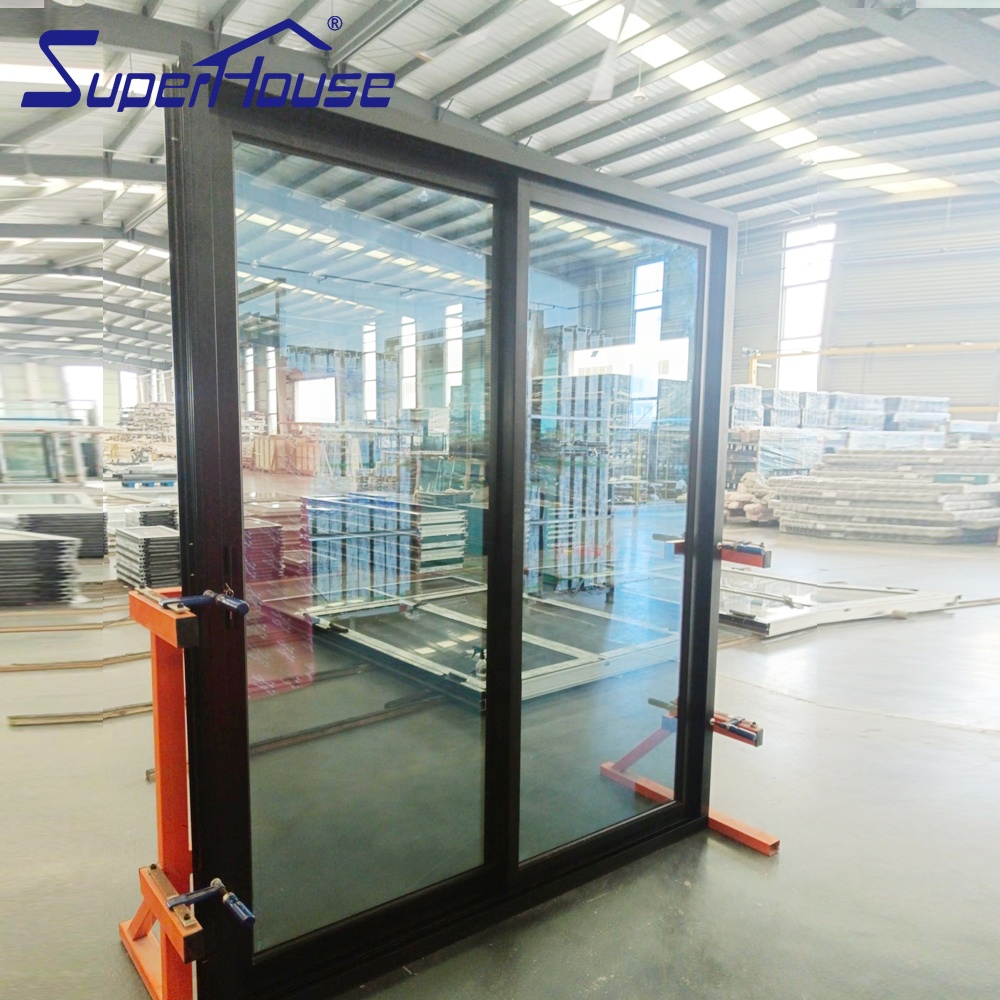 NOA Florida Standard High Impact 80PSF Hurricane Proof Sliding Door Aluminium Patio Door With Tinted Glass For Villa