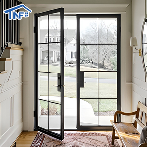 Waterproof Crittall Interior Casement Double Tempered Glass Door