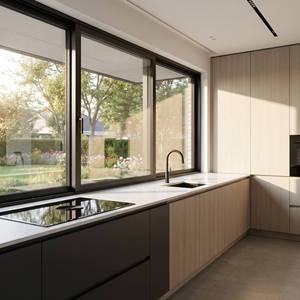 QS MD80 Noise Reduction Thermal Insulation Sliding Window