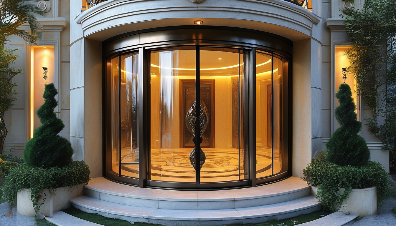 Pivot Door For Luxury Villas by Guangdong Dejiyoupin Doors and Windows Co., Ltd.