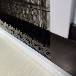 Trackless Pleated Insect Screen Door