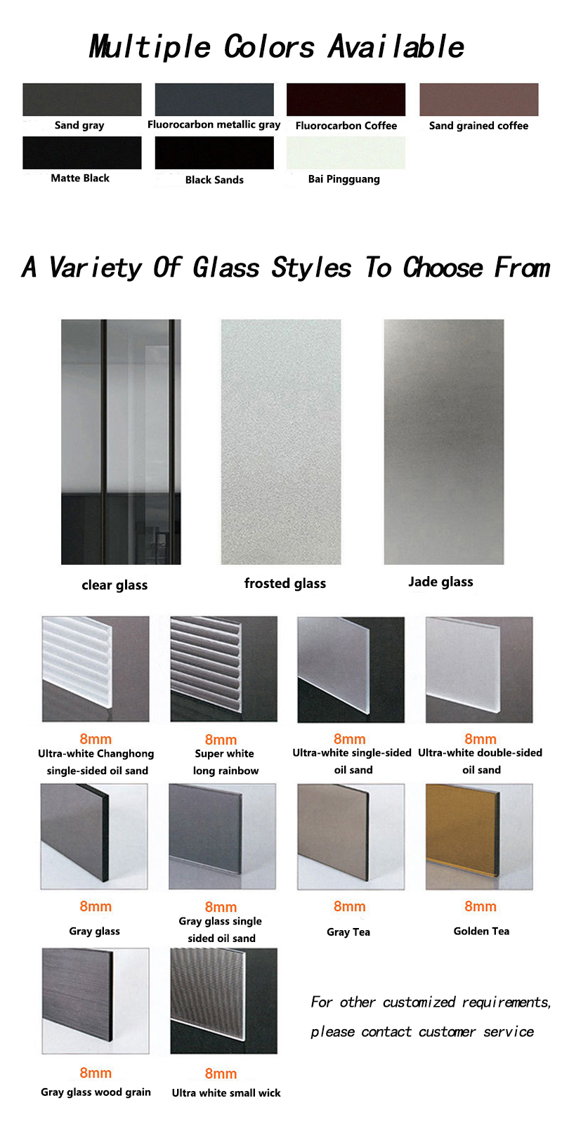 Thermally Broken Aluminum Doors Windows