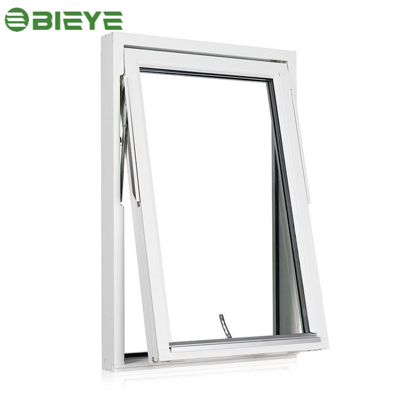 High End System Double Hung Aluminum Top Hung Windows Stainless Steel Mosquito Net Energy Saving Exterior Weatherproof Staircase