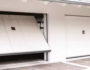 Modern Custom Tilt-Up Garage Door Aluminium Trackless Overhead