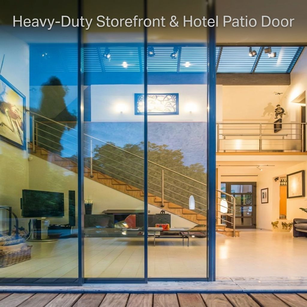 Heavy Duty Aluminum Multi Slide Patio Door for Hotel Luxury Villa German Hardware Ultra Slim Sightline Minimalist Double Glazed